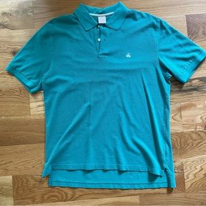 Brooks Brothers Short-Sleeve Pique Polo Aqua Turquoise